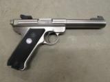 2000 RUGER MARK II STAINLESS TARGET SEMI-AUTO .22 LR - 1 of 8