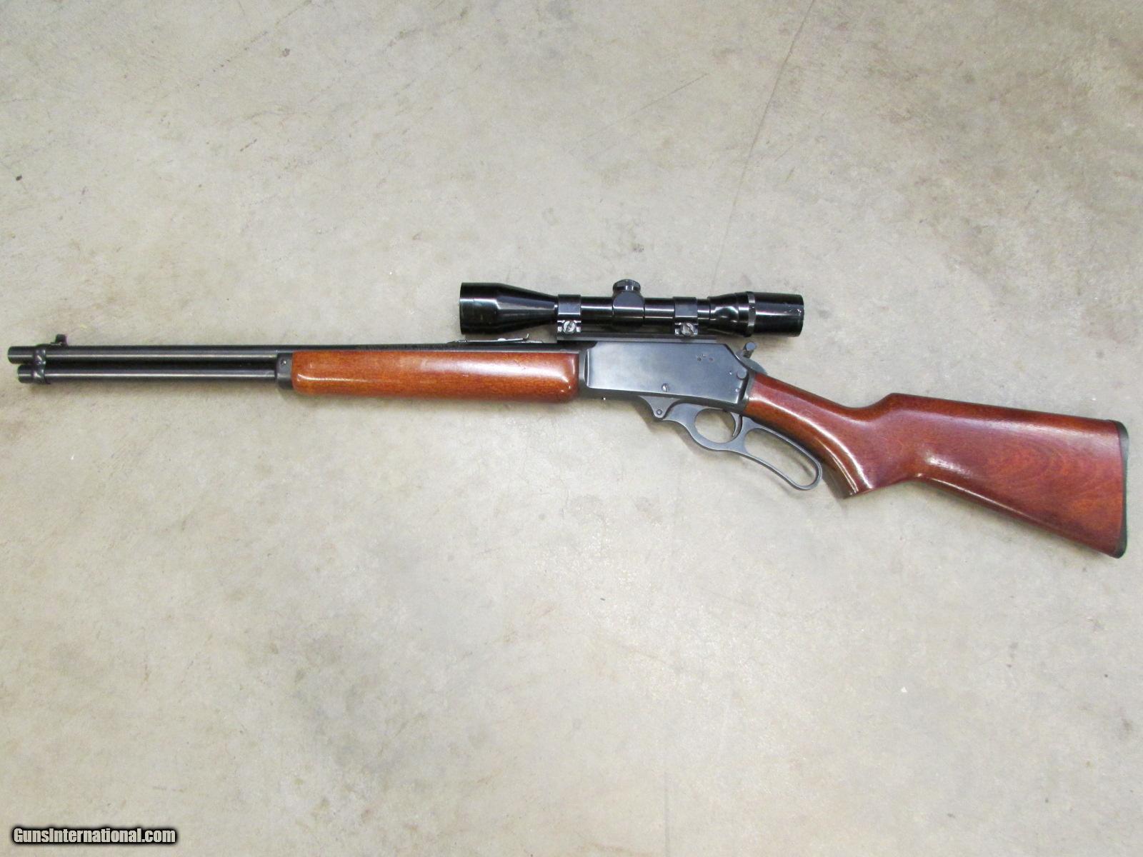 1986 JM STAMP MARLIN MODEL 30AS .30 30 WINCHESTER W 4X SCOPE