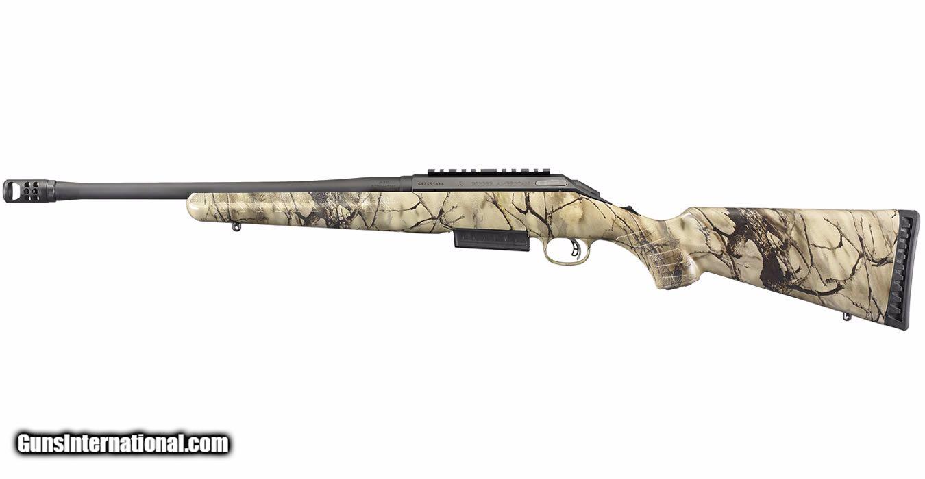 Ruger American Ranch 450 Bushmaster 16 12 Go Wild Camo 16978