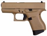 Glock G43 GEN3 9mm Combat Coyote Tan 3.39" PI4350201CCT - 1 of 2