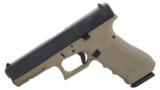Glock G17 GEN4 9mm Coyote Tan/Black 4.48" 17 Rds UG1750204CT - 1 of 1