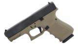 Glock G19 GEN4 9mm Coyote Tan/Black 4.01" 15 Rds UG1950204CT - 1 of 1
