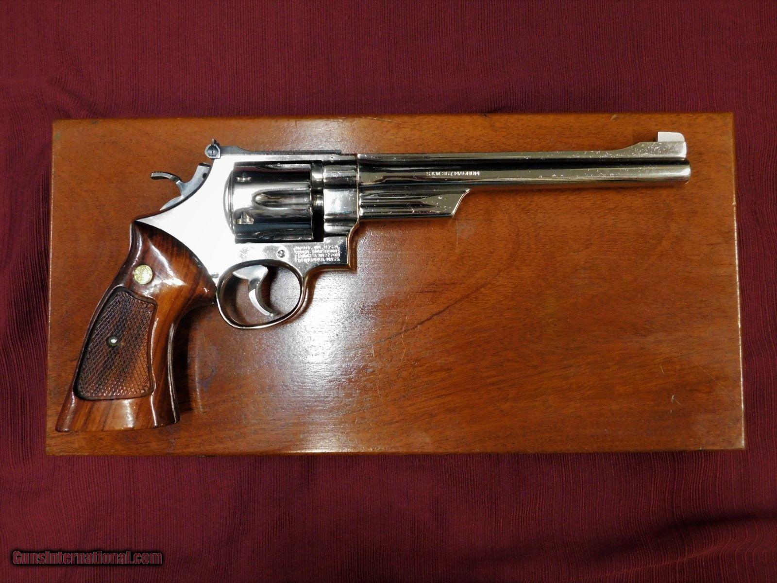 Beautiful 1980 Smith & Wesson S&W 27-2 Nickel 8 3/8