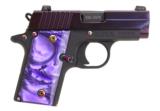 Sig Sauer P238 PSP .380 ACP 2.7" Purple w/Pearl Grips 238-380-PSP - 1 of 2