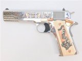 COLT 24K ROSE GOLD MEXICAN HERITAGE 1911 .38 SUPER TALO LIMITED EDITION - 8 of 11