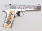 COLT 24K ROSE GOLD MEXICAN HERITAGE 1911 .38 SUPER TALO LIMITED EDITION - 5 of 11