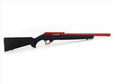TACTICAL SOLUTIONS X-RING RIFLE ANODIZED RED / HOGUE STOCK 10/22 .22 LR SKU: XRINGRIFLETERED - 1 of 1