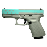 Glock G19 Gen 4 9mm Silver/Blue Flag 4.02