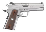 Ruger SR1911 Commander .45 ACP 4.25" Stainless 7 Rounds 6702 - 1 of 2