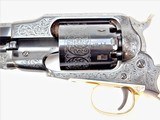 Uberti 1858 Deluxe Ivory Grips .44 Cal 8" Engraved 341011 - 4 of 9