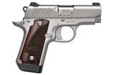 Kimber Micro Stainless Rosewood .380 ACP 2.75" NS 3300207 - 1 of 1