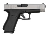 Glock 48 9mm 4.17" Night Sights 10 Rds Black/Silver PA485SL701 - 1 of 2