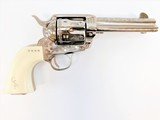 Cimarron Frontier Patton .45 Colt 4.75" Nickel Engraved PP410LNPT - 1 of 5