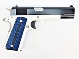 Colt 1991 Government Model .45 ACP 5" White/Black Cerakote O1091 - 1 of 2