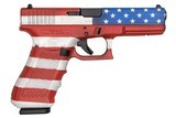 Glock G17 Gen4 9mm 4.48" American Flag 17 Rds UG1750204AF - 1 of 2