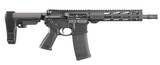 Ruger AR-556 Pistol 5.56 NATO 10.5" SBA3 30 Rds 8570 - 1 of 4