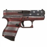 Glock G43 Gen 4 9mm Battleworn USA Flag 3.39" UI4350201CKFLAG - 2 of 2