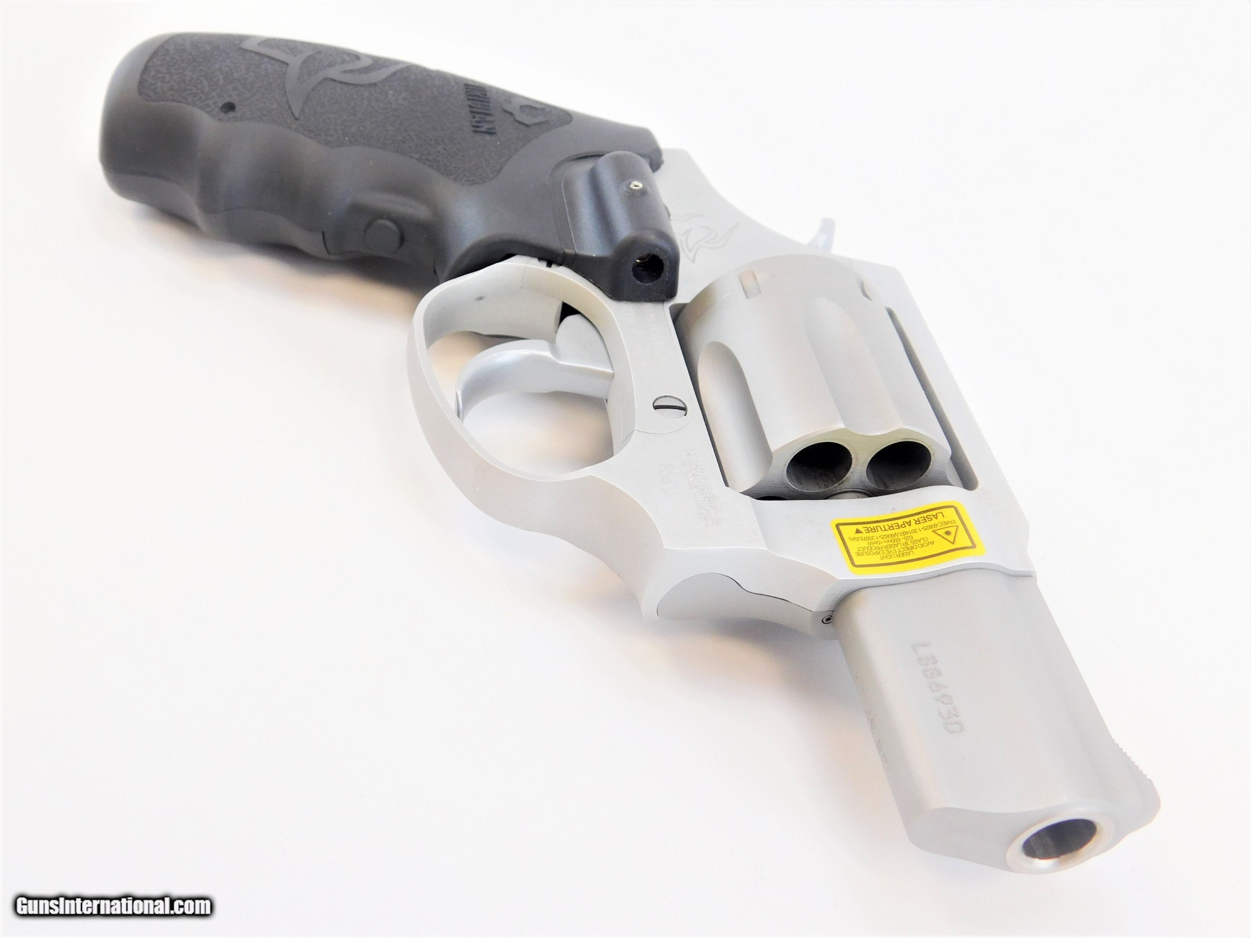 Taurus Firearms Model 856L Double Action Revolver 38 Special Stainless  Steel Viridian Laser 2 Barrel