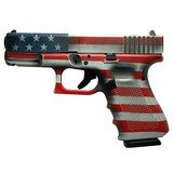 Glock G19 GEN4 9mm American Flag RW&B 4" PG1950203FLAG - 1 of 1