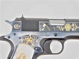 Colt Aztec Jaguar Knight .38 Super 5" TALO Engraved O2991-LMA - 4 of 9