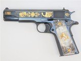 Colt Aztec Jaguar Knight .38 Super 5" TALO Engraved O2991-LMA - 2 of 9