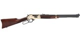 Henry Side Gate Brass Lever Action .35 Remington 20" Walnut H024-35 - 1 of 4