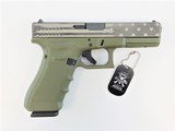 Glock G17 Gen 4 BFG Elite T 9mm 4.48" Battlefield Green/Titanium Flag - 1 of 1