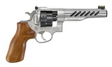 Ruger Super GP100 9mm Luger 6" 8 Rds Stainless 5066 - 1 of 5
