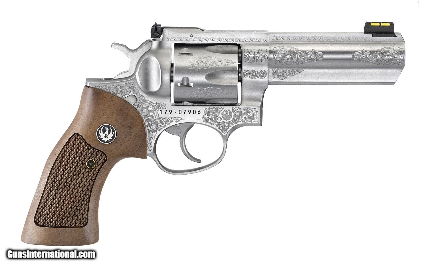 Ruger Gp100 Deluxe Engraved 357 Mag 42 Stainless Talo 1784 For Sale 2652