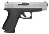 Glock 48 9mm 4.17" Night Sights 10 Rds Black/Silver PA485SL701 - 2 of 2