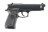 Beretta M9 9mm Luger 4.9" 15 Rds Black Brunition J92M9A0M - 1 of 2