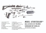 Demilled Galil AR Rifle 5.56 Military Surplus Parts Kit ATIRKTGALARP - 1 of 1