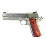 Colt 1911 Rail Gun .45 ACP 5" Stainless / Rosewood O1070RG - 1 of 1