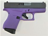 Glock 43 USA 9mm Luger 3.39" Purple / Black UI4350201PURP - 1 of 2