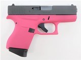 Glock G43 USA 9mm Luger 3.39" Raspberry / Black UI4350201RAS - 1 of 2