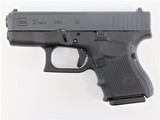Glock G27 Gen 4 USA .40 S&W 3.43" Black UG2750201 - 1 of 2