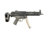 PTR 9C PTR 600 8.86" 9mm Luger HK MP5 MP5A3 Clone with Collapsible Brace - 3 of 5