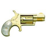 NAA Golden Eagle .22 LR 24K Gold 1.13" Pearl Grips NAA-22LR-GE - 1 of 1