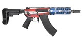 CMMG Banshee 300 Mk47 7.62x39 Pistol 8" Battle Worn US Flag 76AE824-USF - 1 of 2
