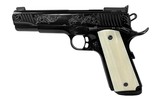 EAA Girsan MC1911 Match Luxe .45 ACP 5" Black Chrome Engraved 390098 - 2 of 3