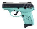 Ruger EC9s 9mm Luger 3.12" Turquoise / Black 7 Rounds 3285 - 2 of 2