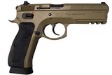 CZ-USA CZ 75 SP-01 9mm Luger 4.6" 18 Rds Flat Dark Earth 91262 - 1 of 2