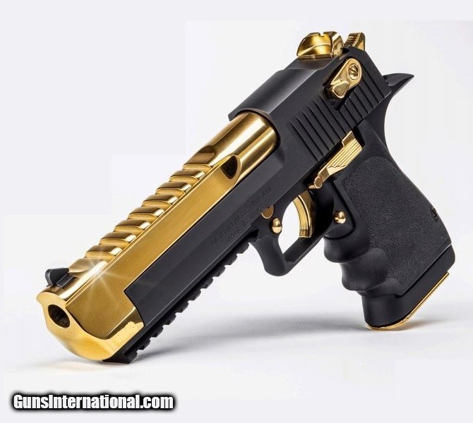 Magnum Research Desert Eagle Black and Gold .44 Magnum 6