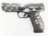 Ruger American Pistol Duty TRUMP .45 ACP 4.5" Custom Cerakote UR8618T - 2 of 2
