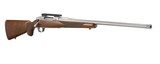 Ruger Hawkeye Hunter .204 Ruger 24" SS Walnut 5 Rds 57125 - 3 of 4