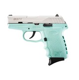 SCCY CPX-2 9mm Satin SS / Aqua Blue 3.1" CPX-2TTSB - 1 of 3