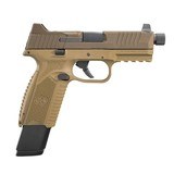 FNH USA FN 509T Tactical NMS 9mm 4.5" TB 17 / 24 Rds FDE 66-100373 - 1 of 2