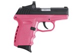 SCCY Industries CPX-2 CT Red Dot 9mm 3.1" Pink / Black CPX-2CBPKRD - 2 of 2