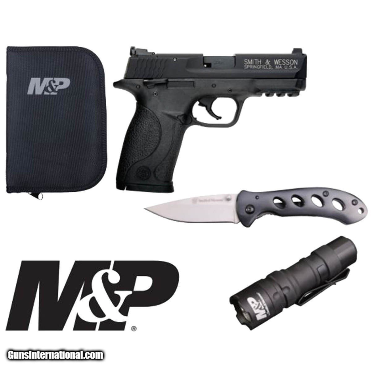 Smith & Wesson M&P22C EDC Kit 3.6" .22 LR Knife and Flashlight 13284