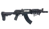 Zastava Arms ZPAP 92 AK-47 AK Pistol 7.62x39 10" SBA3 Quad Rail ZP92762TACM - 1 of 1